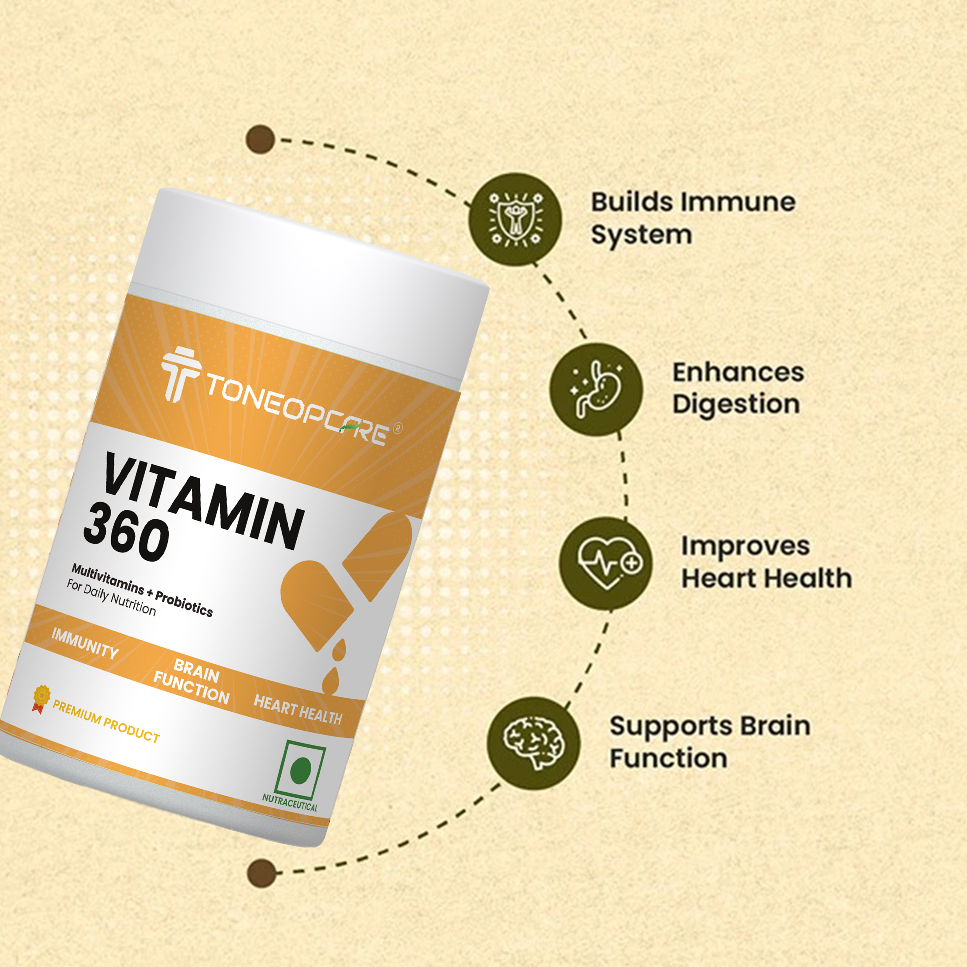 Vitamin 360 tablets enhance digestion