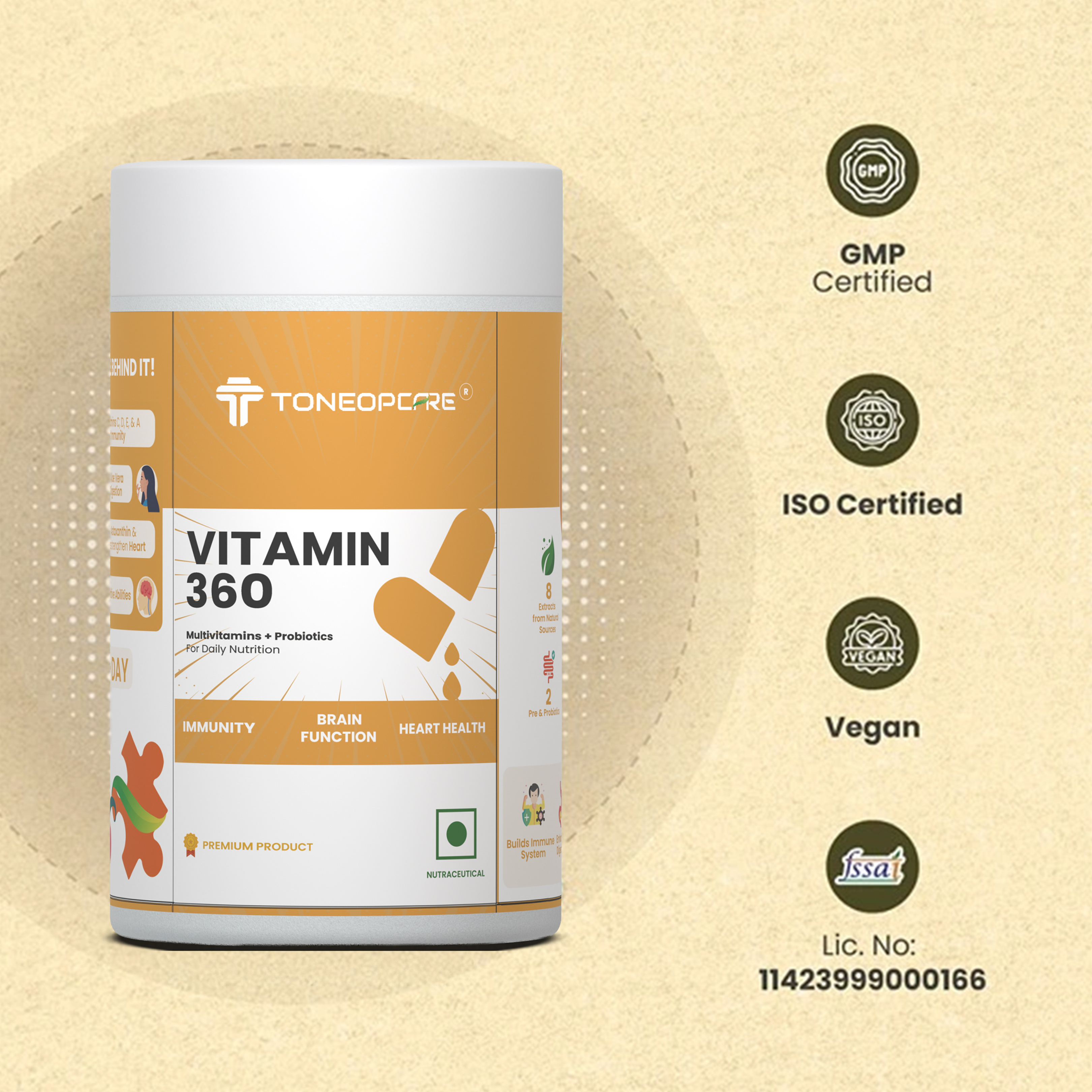 Vitamin 360 for vegan
